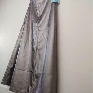 CeCe Silver Maxi Skirt